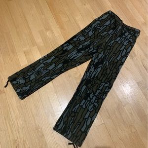 Vintage fleece camp pants 28” x 29”